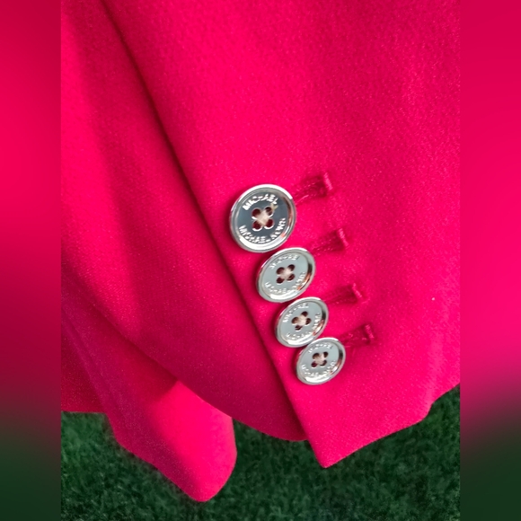 MK Michael Kors Red Women's Blazer NWT sz L - Picture 8 of 10